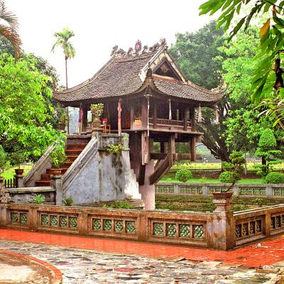 Pagoda sull'Unico Pilastro Hanoi Vietnam